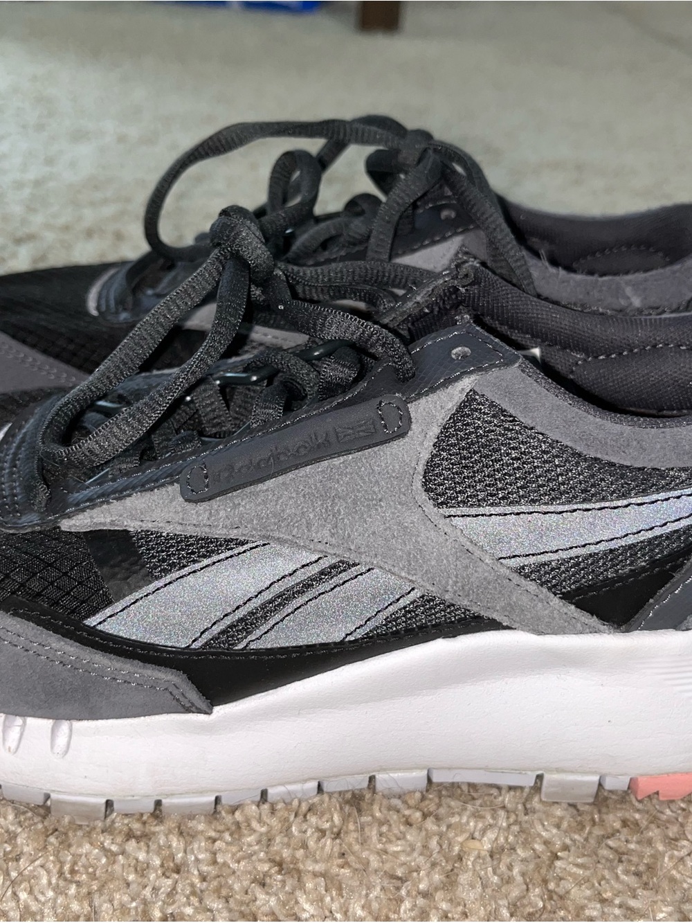 Reebok women’s Black and Gray Athletic Sneakers
